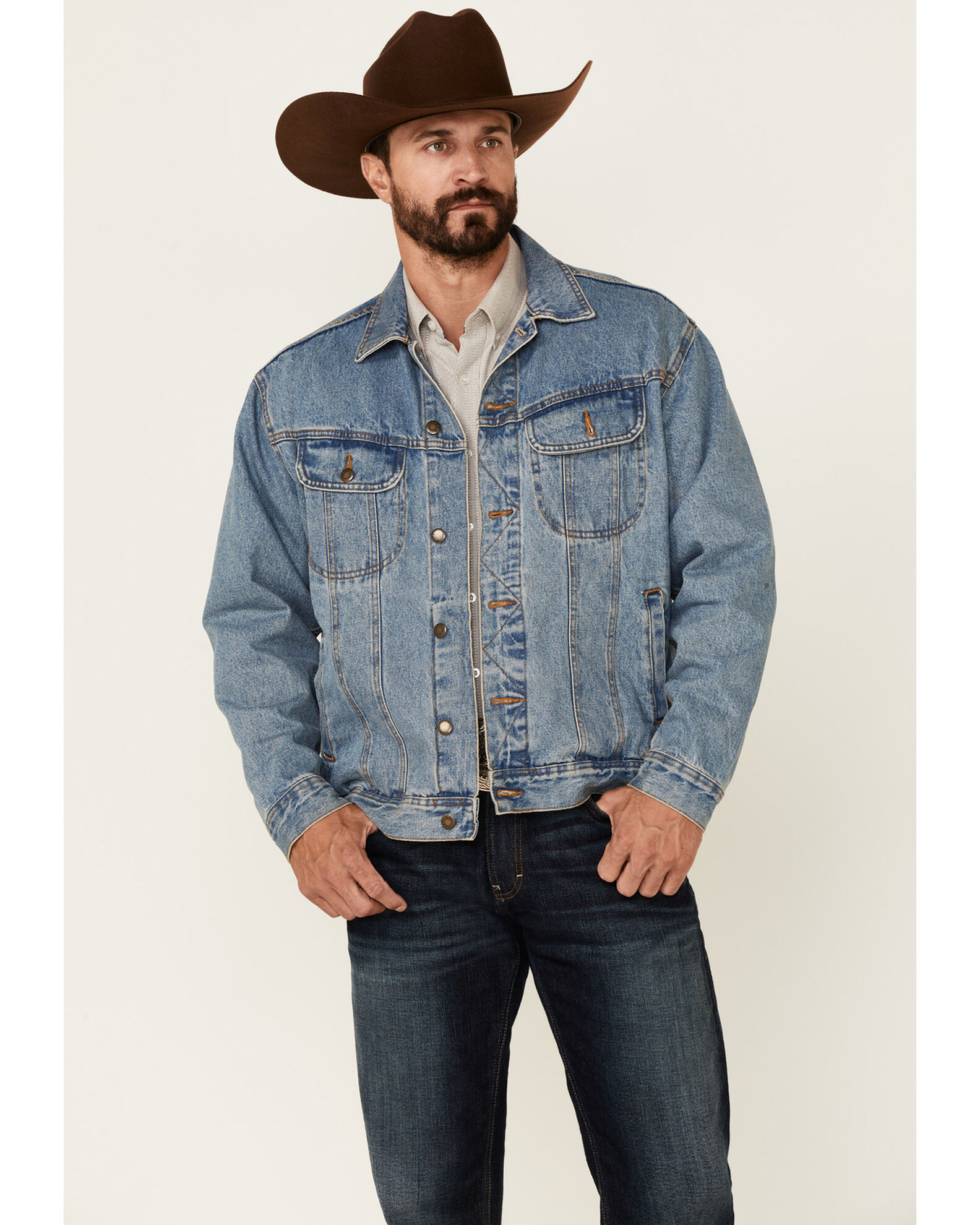 Rugged jean jacket discount