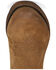 Image #6 - Frye Men's Grady Suede Short Western Boots - Round Toe, Mushroom, hi-res