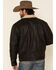 Cripple Creek Men's Leather Sherpa Lined Jacket , Brown, hi-res