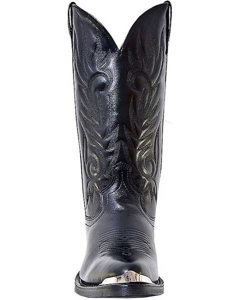 Image #5 - Laredo Men's McComb Western Boots - Medium Toe, Black, hi-res