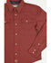 Image #2 - Cody James Toddler Boys' NFR Geo Print Long Sleeve Snap Stretch Western Shirt, Burgundy, hi-res