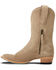Image #3 - Lane Women's Plain Jane Midi Suede Western Boots - Round Toe, Brown, hi-res
