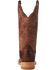 Image #5 - Hondo Boots Men's Cowhide Western Boots - Broad Square Toe, Brown, hi-res