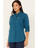 Image #2 - Ariat Women's Rebar Made Tough Long Sleeve Button-Down Work Shirt , Indigo, hi-res