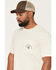 Image #3 - Carhartt Men's Logo Short Sleeve Graphic Work T-Shirt, Oatmeal, hi-res
