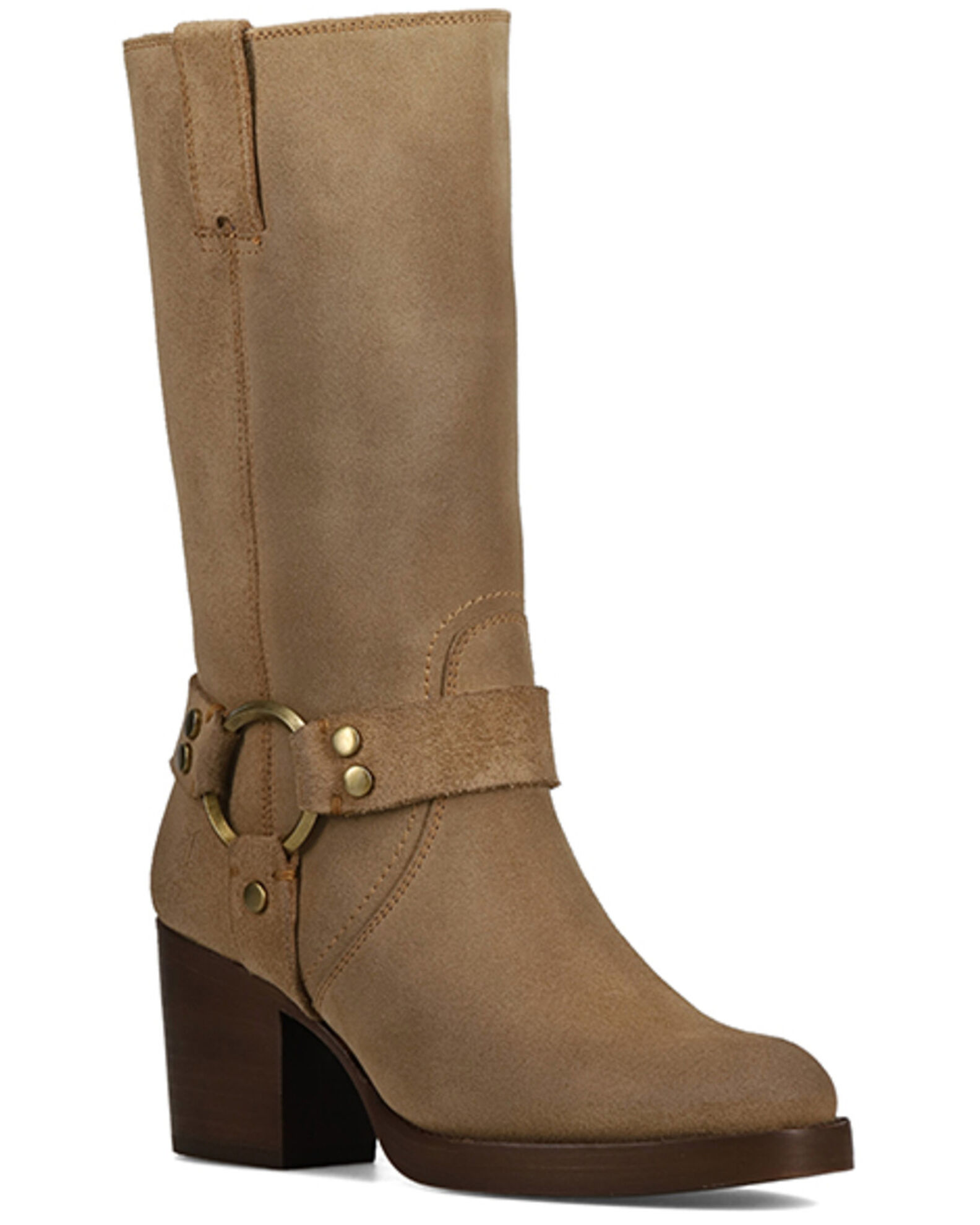 Frye Women s Jean Harness Fashion Boots Round Toe Sheplers