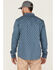 Cody James Men's FR Foulard Print Long Sleeve Pearl Snap Work Shirt , Medium Blue, hi-res