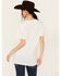 Image #4 - Wrangler Women's George Strait Floral Short Sleeve Graphic Tee , White, hi-res