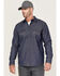 Image #1 - Cody James Men's FR Denim Mount Vernon Long Sleeve Snap Work Shirt, Indigo, hi-res