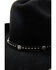 Image #2 - Cody James Black Cross Concho Hat Band, Black, hi-res