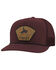Image #1 - Hooey Men's Cavvy Logo Trucker Cap, Maroon, hi-res