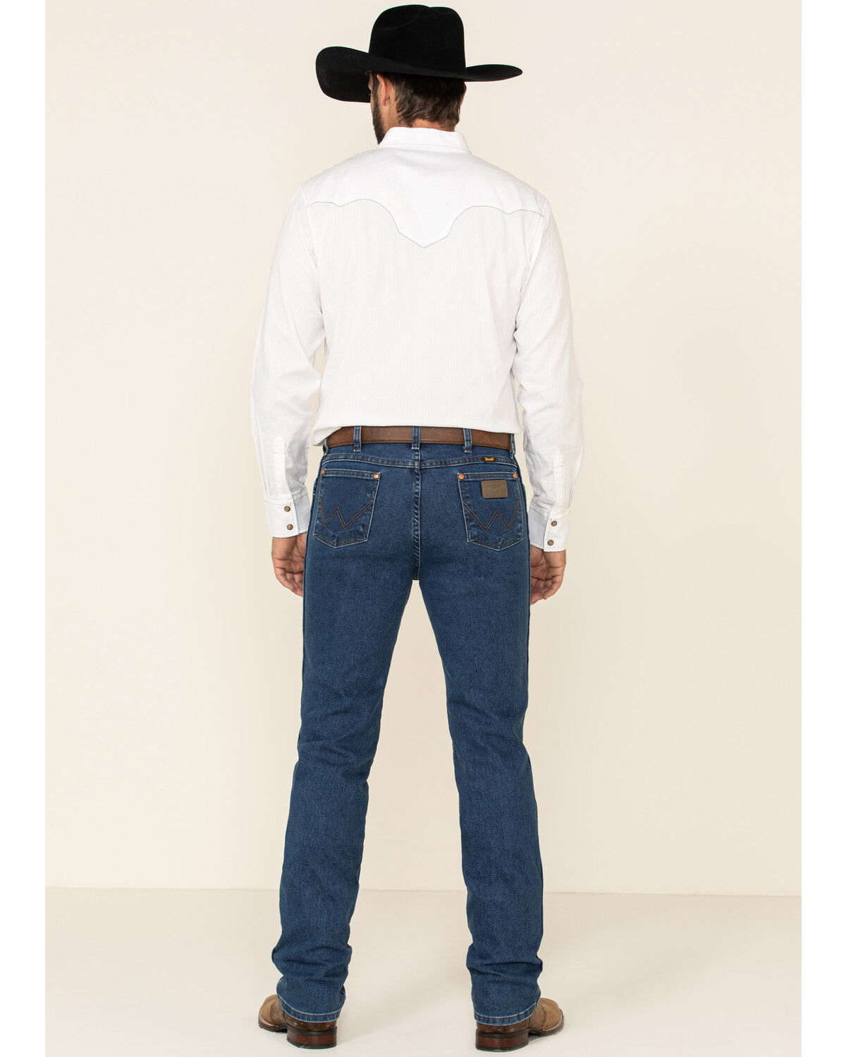 Image #5 - Wrangler Men's Active Flex Stonewash Slim Cowboy Cut Jeans, Blue, hi-res
