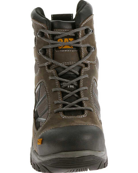Image #4 - Caterpillar Men's Compressor 6" Waterproof Work Boots - Composite Toe , Grey, hi-res