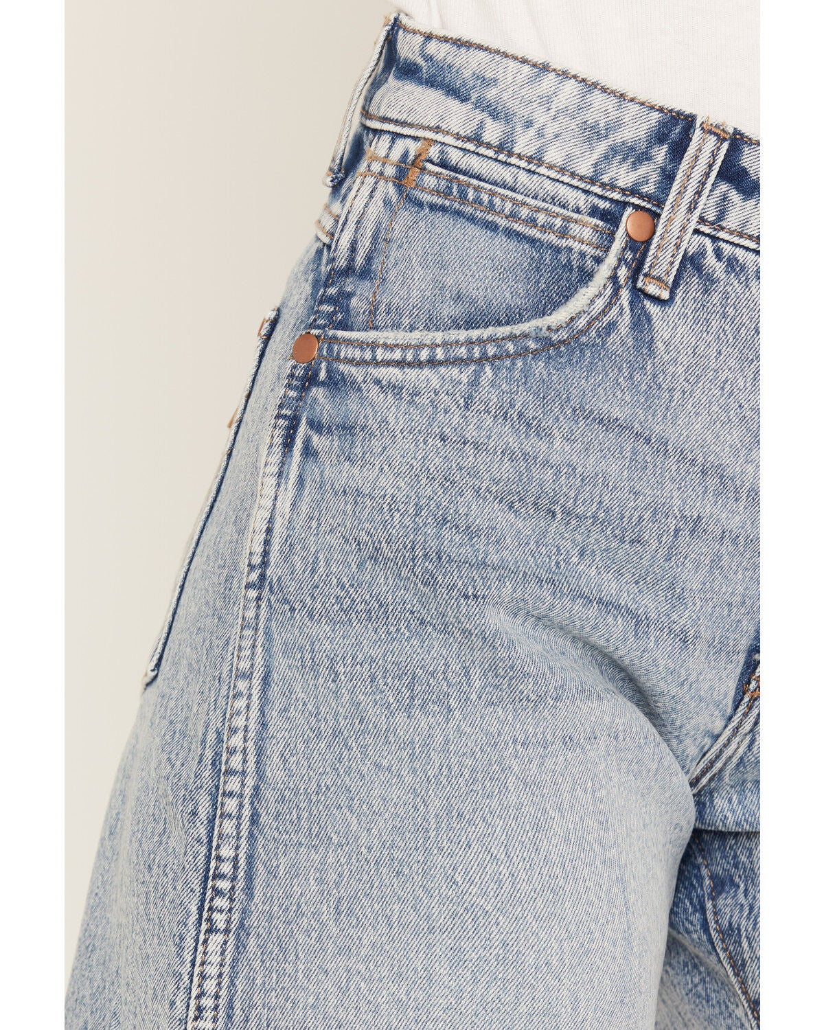 Image #2 - Wrangler Women's High Rise Light Wash Blissful Stretch Denim Jeans, Light Wash, hi-res