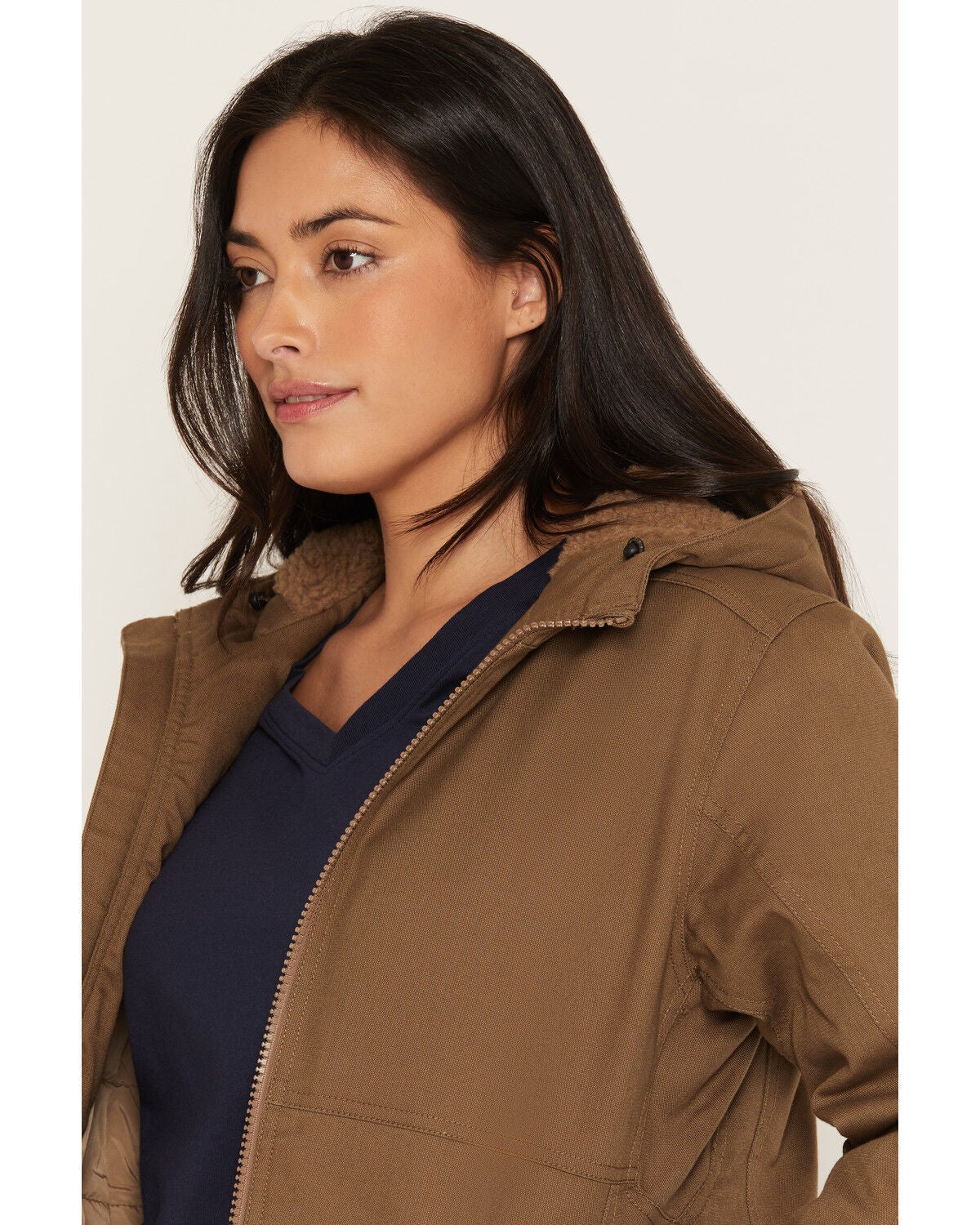 Image #2 - Ariat Women's DuraCanvas Insulated Jacket, Beige, hi-res