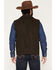 Image #4 - Powder River Outfitters Men's Wool Button-Down Vest, Dark Brown, hi-res