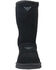 Image #3 - Superlamb Women's Argali Suede Leather Pull On Casual Boots - Round Toe , Black, hi-res