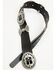 Image #2 - Wonderwest Women's Cassadee Big Concho Leather Belt, Black, hi-res
