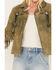 Image #3 - Scully Women's Fringe and Beaded Jacket, Olive, hi-res
