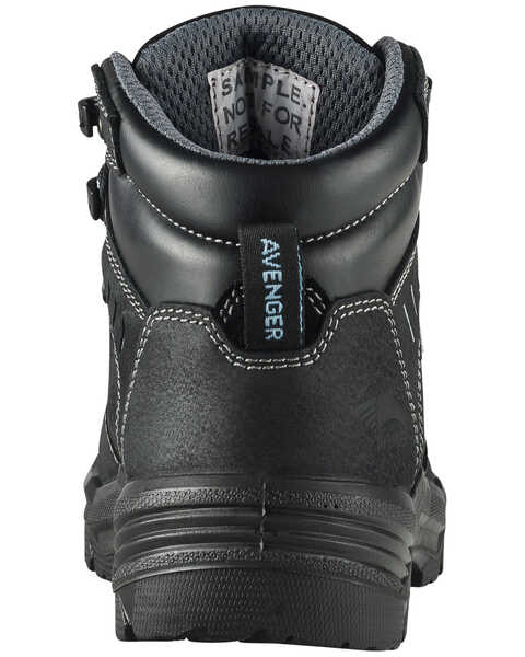 Avenger Women's Foundation Waterproof Work Boots - Composite Toe, Black, hi-res