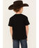 Image #4 - Rock & Roll Denim Boys' Dale Brisby Americana Short Sleeve Graphic T-Shirt , Black, hi-res