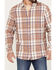 Image #3 - Brothers and Sons Men's Casual Plaid Print Long Sleeve Woven Shirt, Natural, hi-res