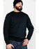 Image #2 - Ariat Men's FR Roughneck Skull Logo Crew Long Sleeve Work T-Shirt, Black, hi-res