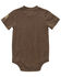 Image #2 - Carhartt Infant Boys' Deer Scene Logo Short Sleeve Onesie, Brown, hi-res