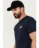Image #3 - Brixton Men's Regal Logo Short Sleeve Graphic T-Shirt, Medium Blue, hi-res