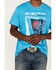 Image #3 - Cinch Men's Lead This Life Desert Night Graphic Short Sleeve T-Shirt, Blue, hi-res