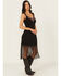 Image #3 - Idyllwind Women's Embroidered Fringe Dress, Black, hi-res