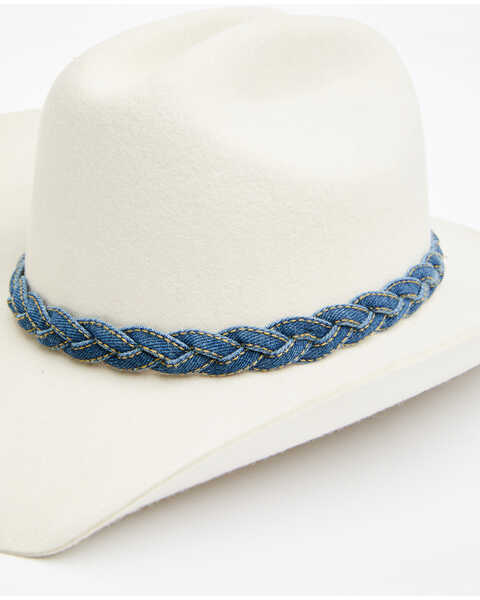 Image #2 - Shyanne Women's Mirabel Wool Cowboy Hat , White, hi-res