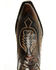 Image #6 - Corral Men's Inlay And Embroidered Short Western Boots - Snip Toe, Red, hi-res