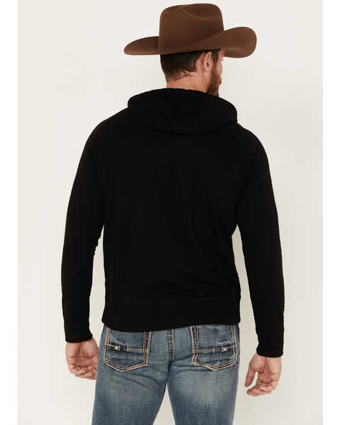 Image #4 - Rock & Roll Denim Men's Scenic Graphic Hooded Sweatshirt , Black, hi-res