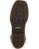Image #7 - Double H Men's 10" Deep Scallop Waterproof Work Boots - Composite Toe, Black/brown, hi-res