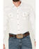 Image #2 - Wrangler Retro Premium Men's White Solid Long Sleeve Western Shirt , White, hi-res