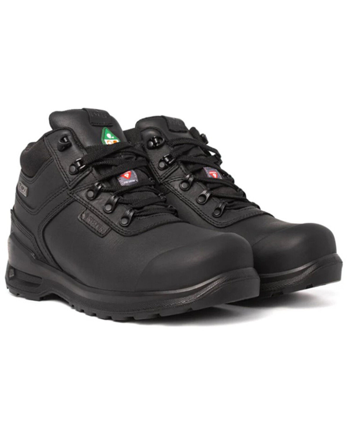 Image #1 - ROYER Men's Inspades Arctic Grip Insulated Work Boots - Aluminum Toe, Black, hi-res