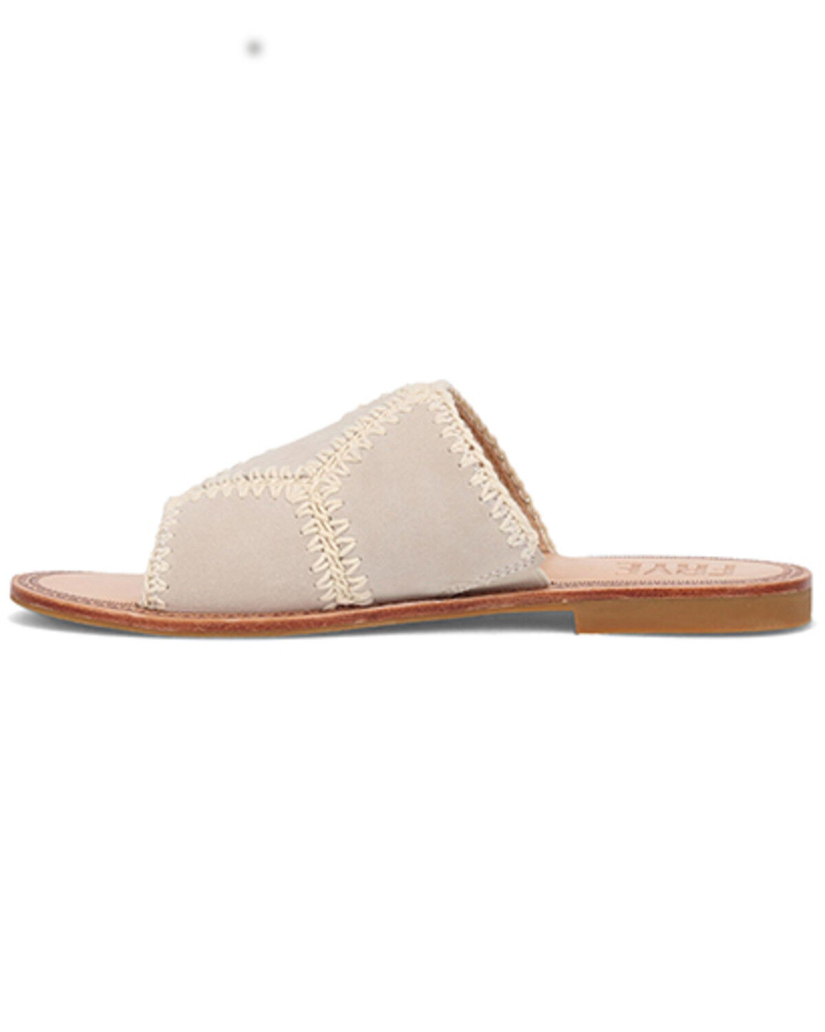 Image #3 - Frye Women's Ava Crochet Slide Sandals, Ivory, hi-res