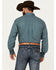 Image #4 - Cinch Men's Medallion Print Long Sleeve Button-Down Western Shirt, Teal, hi-res