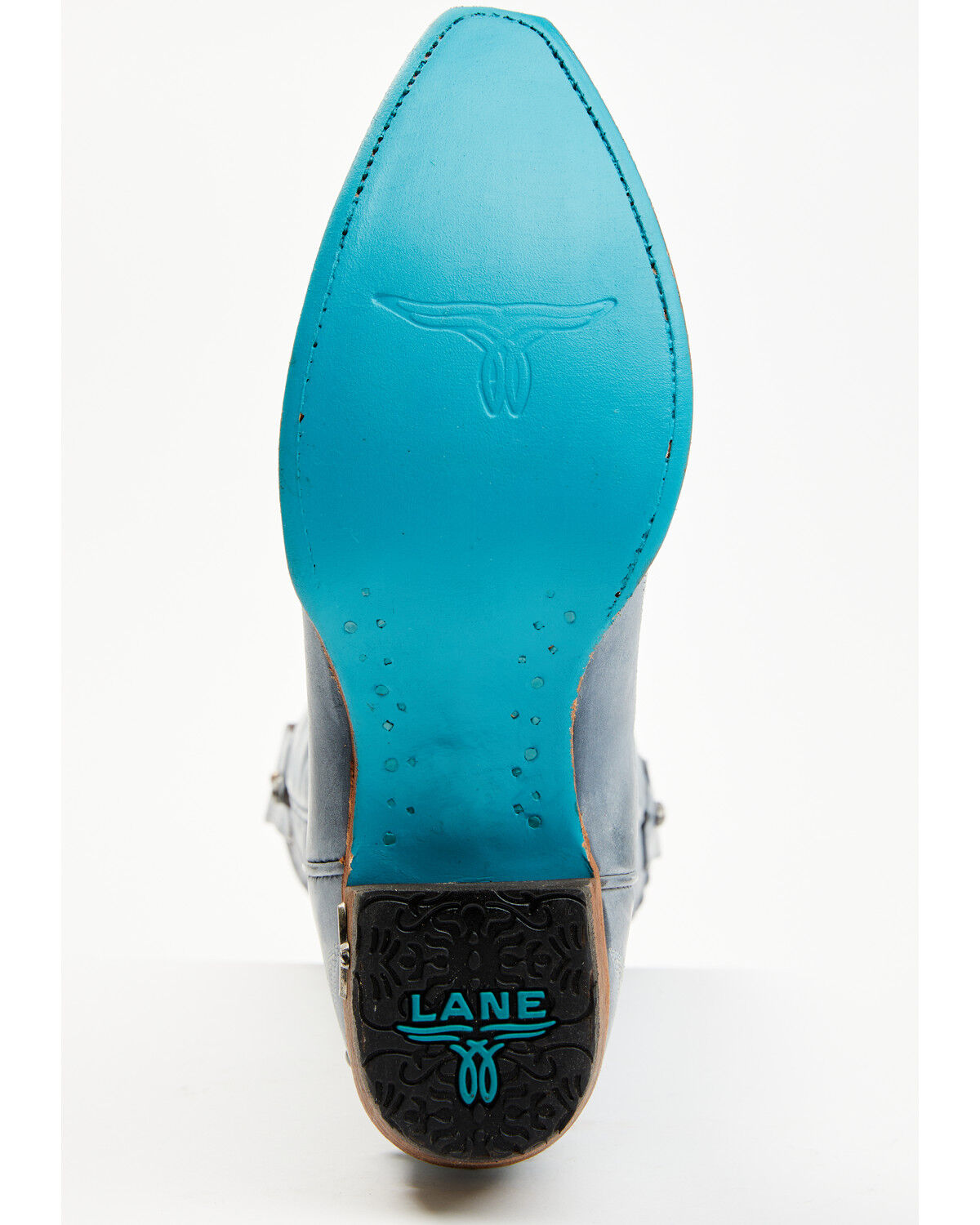 Image #7 - Lane Women's Cossette Western Boots - Snip Toe, Blue, hi-res