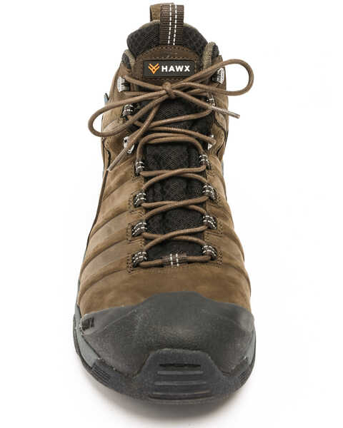 Image #2 - Hawx Men's Axis Waterproof Hiker Boots - Round Toe, Moss Green, hi-res