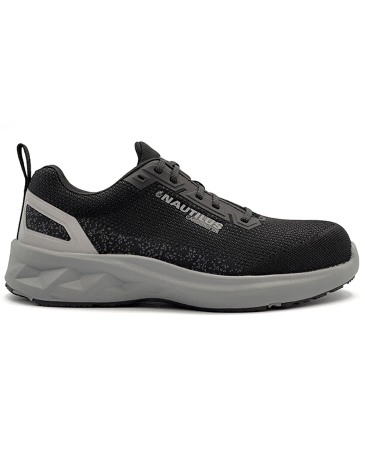 Image #2 - New Balance Men's Nautilus Springwater Work Shoes - Carbon Toe, Black, hi-res