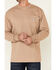 Carhartt Men's Flame Resistant Force Long Sleeve Work T-Shirt , Beige/khaki, hi-res