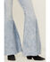 Image #2 - Free People Women's Float On Indigo Marble Flare Jeans, , hi-res