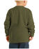 Image #3 - Carhartt Toddler Boys' Long Sleeve Pocket T-Shirt, Green, hi-res