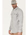 Image #2 - Cody James Men's FR Spaced Diamond Print Long Sleeve Snap Work Shirt - Tall , Grey, hi-res