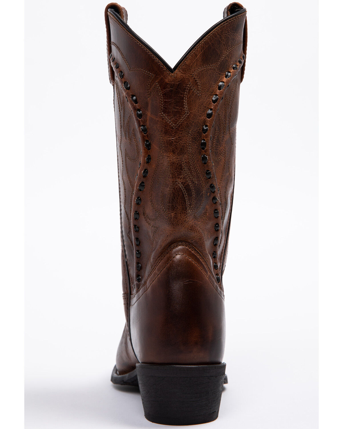 Image #3 - Laredo Men's Laramie Western Boots - Snip Toe, Rust, hi-res