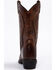 Image #3 - Laredo Men's Laramie Western Boots - Snip Toe, Rust, hi-res