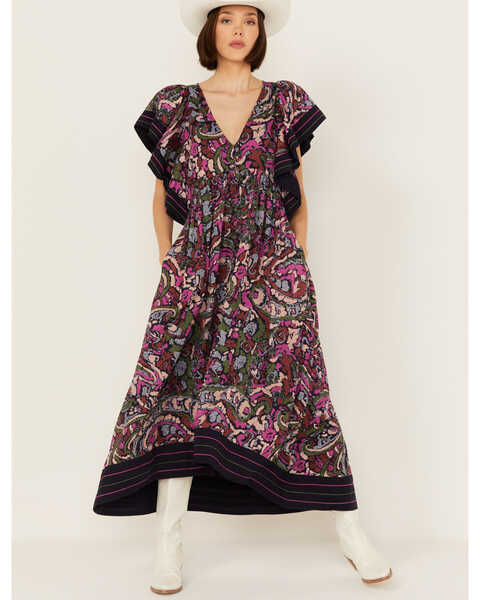Image #1 - Cleobella Women's Carlotta Maxi Dress , Multi, hi-res