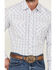 Image #3 - Wrangler 20X Men's Plaid Print Long Sleeve Pearl Snap Stretch Western Shirt , White, hi-res